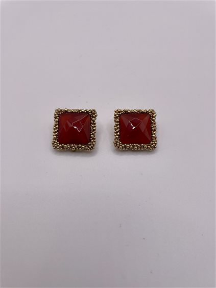 Orecchini Daniela De Marchi Donna New York in Ottone Corniola OR1363 ORA COR - OR1363 ORA COR